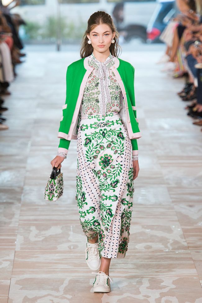 Bordados para el verano: Tory Burch, SS17