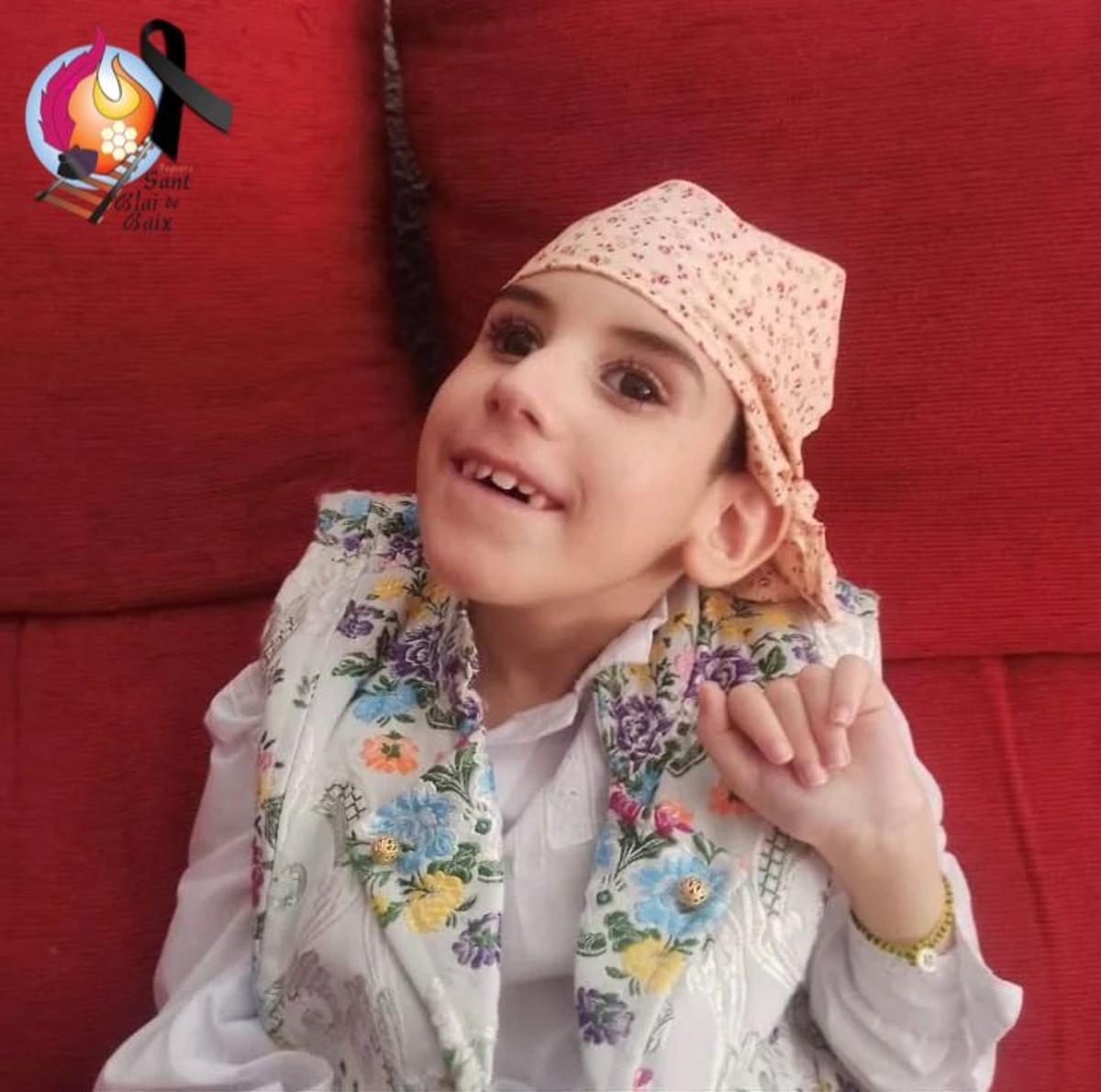 Elías Guillén Aliaga, en una imagen cedida por la hoguera Sant Blai de Baix.