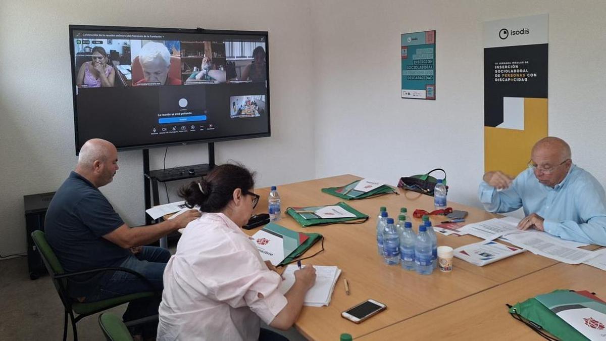 Reunión del Patronato de la Fundación Gran Canaria Accesible.