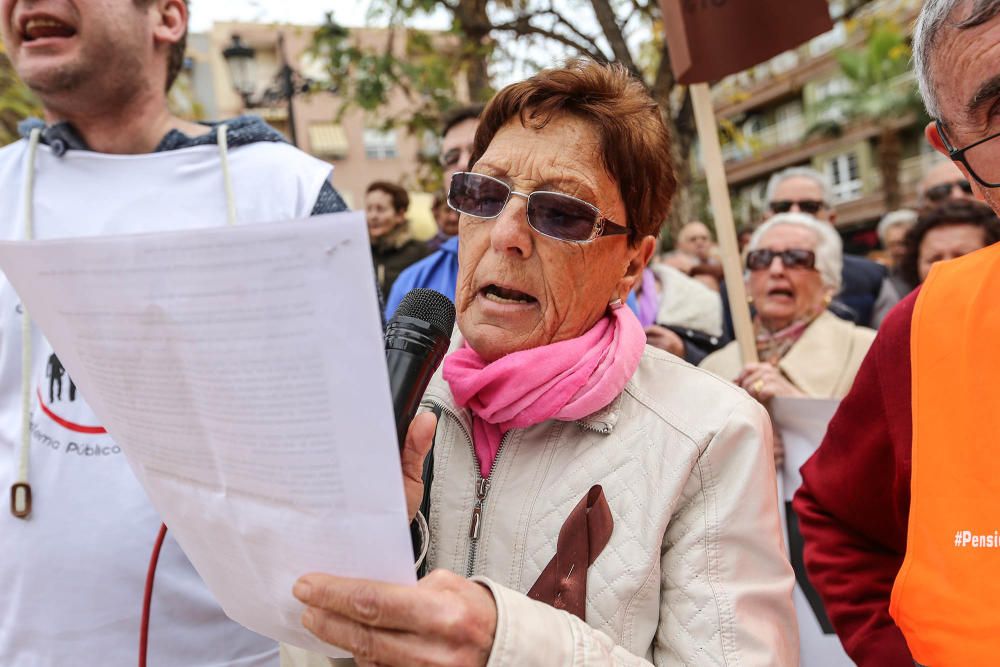 Manifestación en defensa de las pensiones públicas