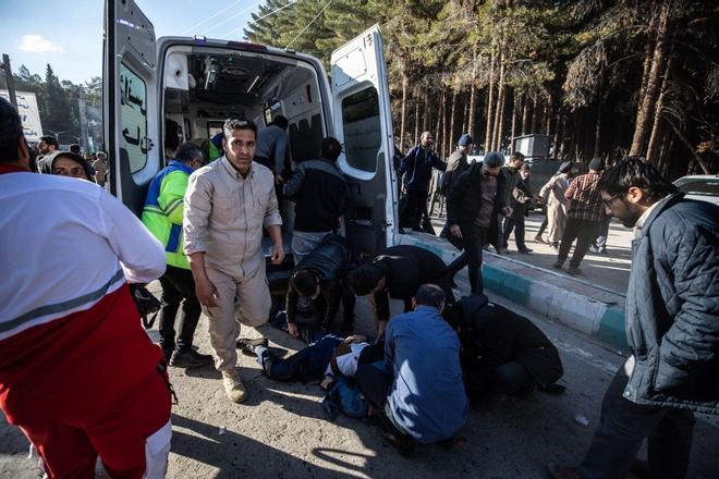 Explosions kills more than 70 people during a commemoration near the grave of Irans slain General Soleimani