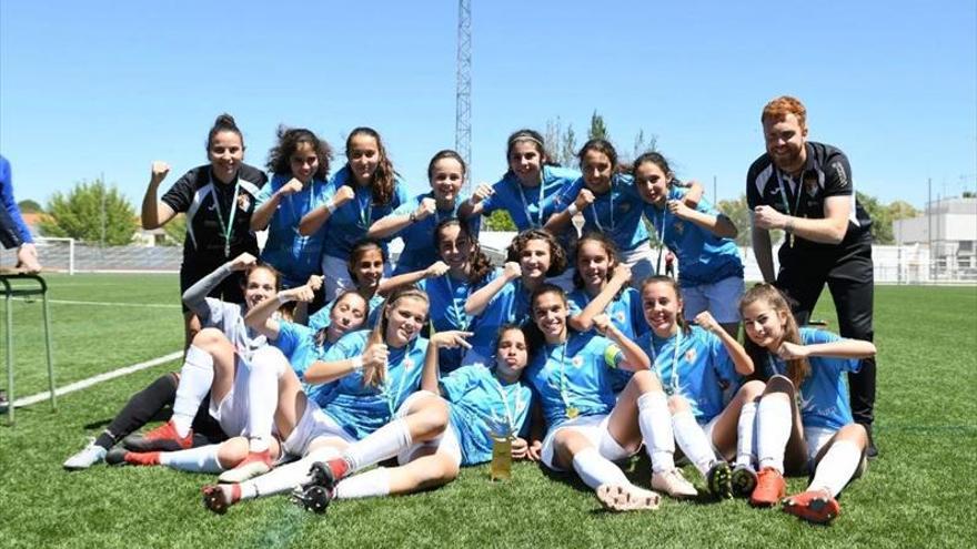 El Femenino Cáceres, campeón de fútbol base en Barcarrota