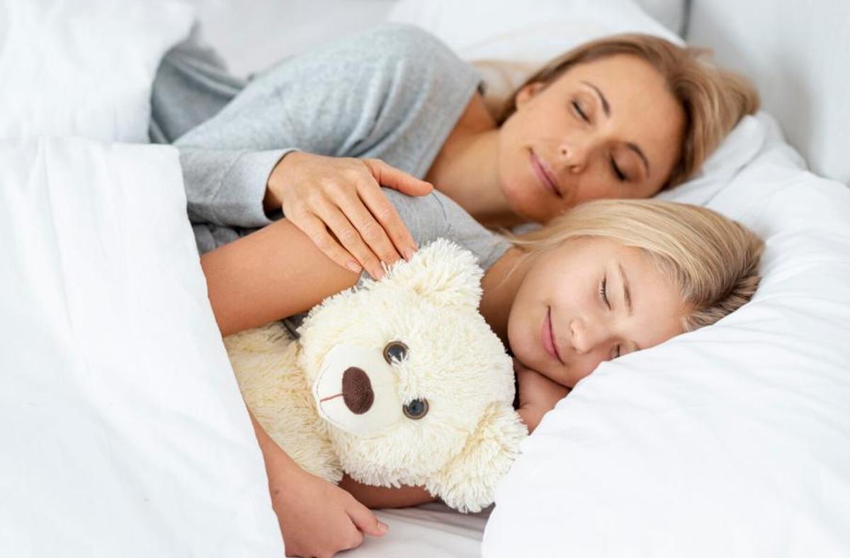 I tu dorms amb els teus fills?