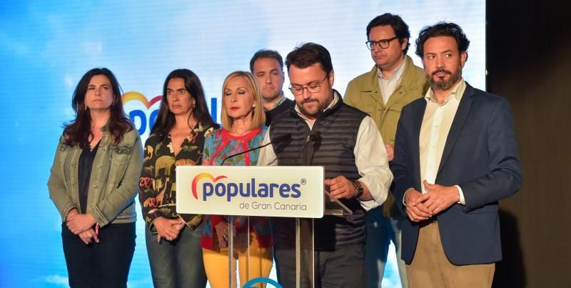 28-04-2019 LAS PALMAS DE GRAN CANARIA. Noche electoral en el Partido Popular  | 29/04/2019 | Fotógrafo: Andrés Cruz