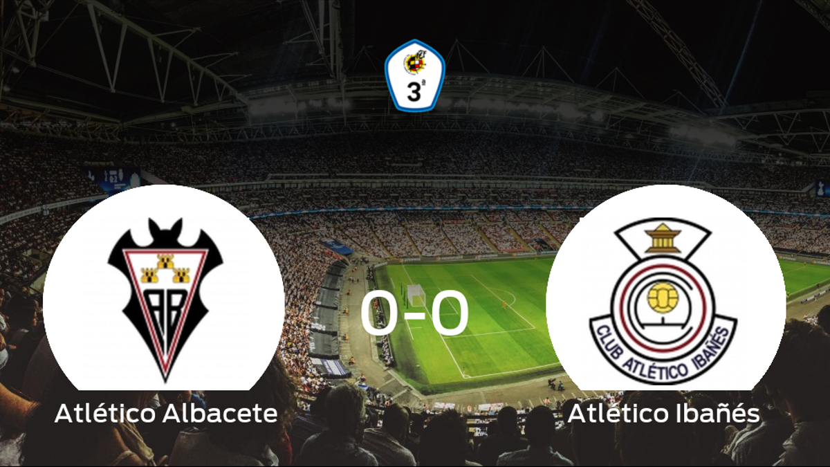 El Atlético Albacete y el Atlético Ibañés concluyen su enfrentamiento en el Ciudad Deportiva Andrés Iniesta sin goles (0-0)