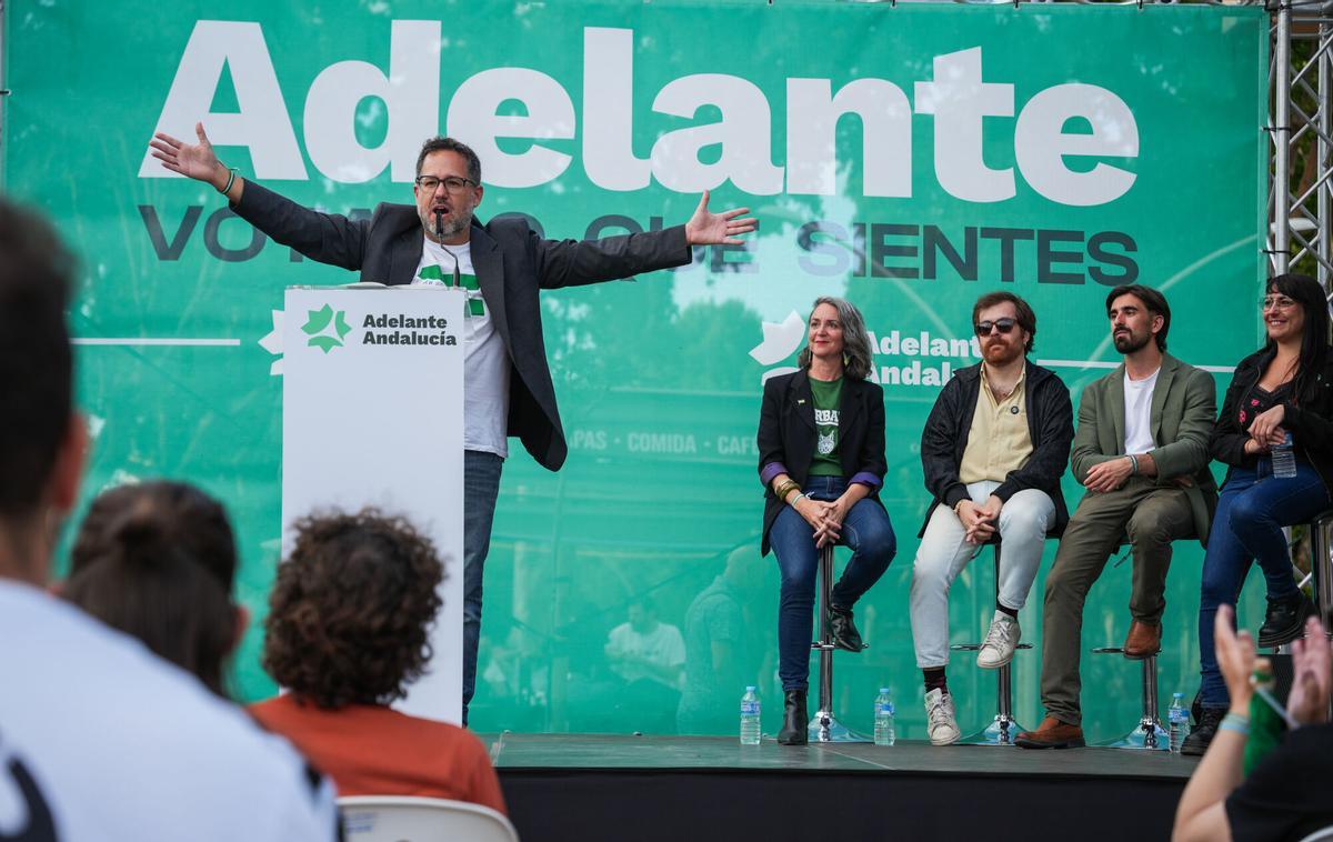 Las imágenes del cierre de campaña en Andalucía