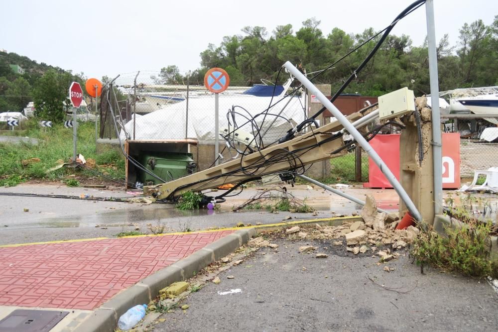 Temporal en Ibiza. DANA en Can Coix 22 de Octubre