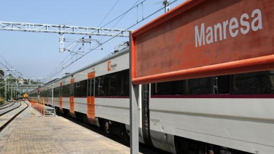 Renfe suprimeix la circulació de trens entre Manresa i Lleida