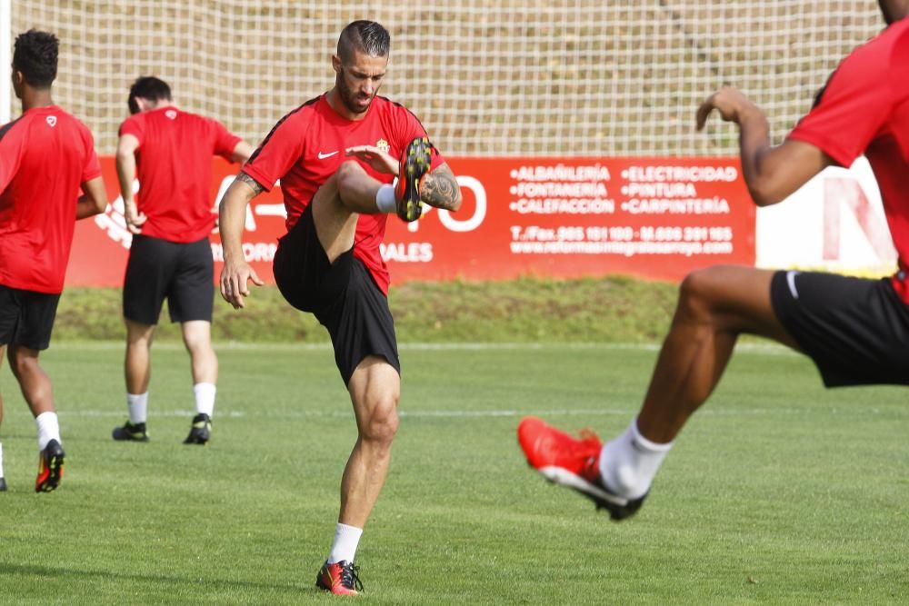 Entrenamiento del Sporting