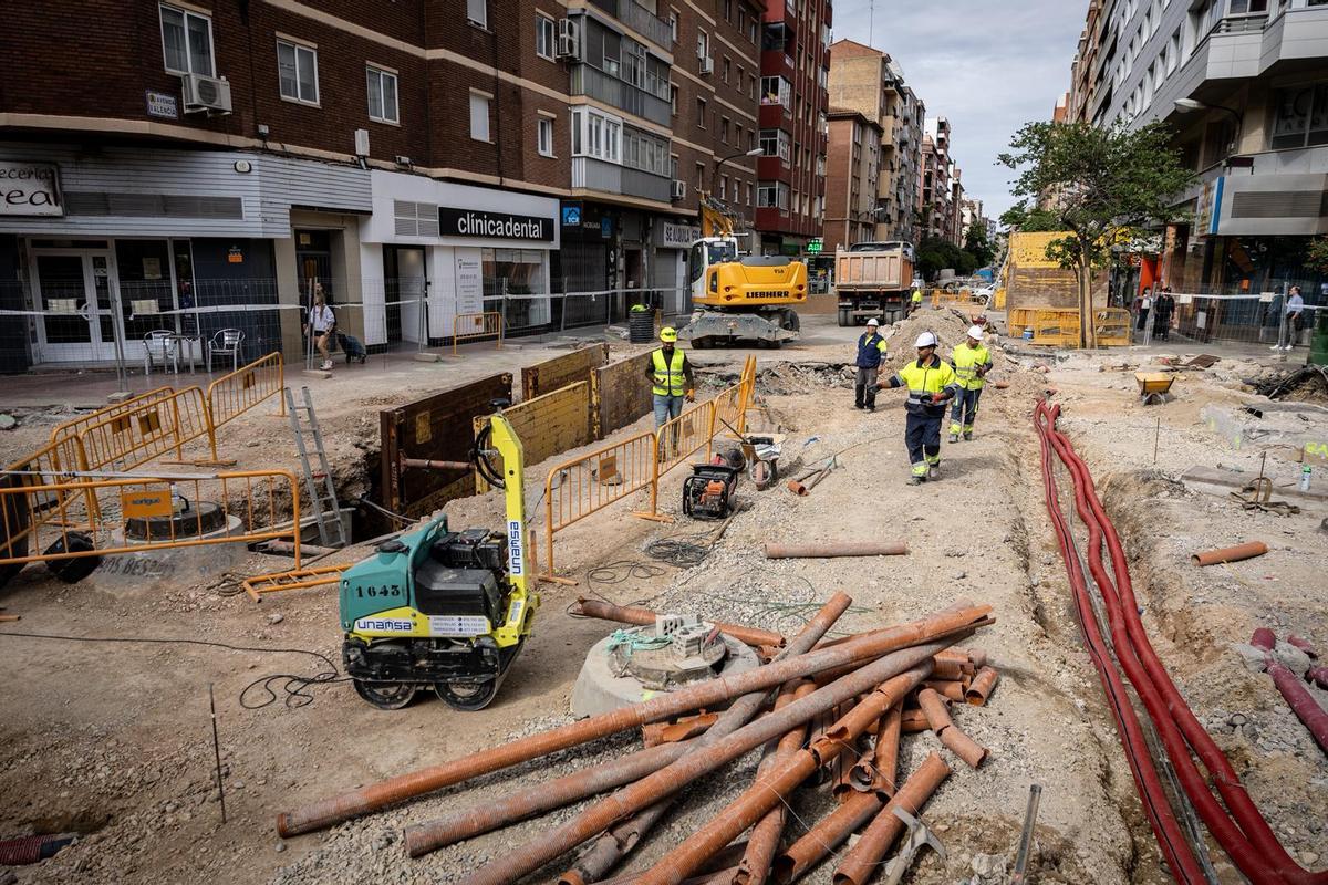 En imágenes I Comienza la segunda fase de la reforma de la avenida Valencia de Zaragoza En imágenes I Comienza la segunda fase de la reforma de la avenida Valencia de Zaragoza