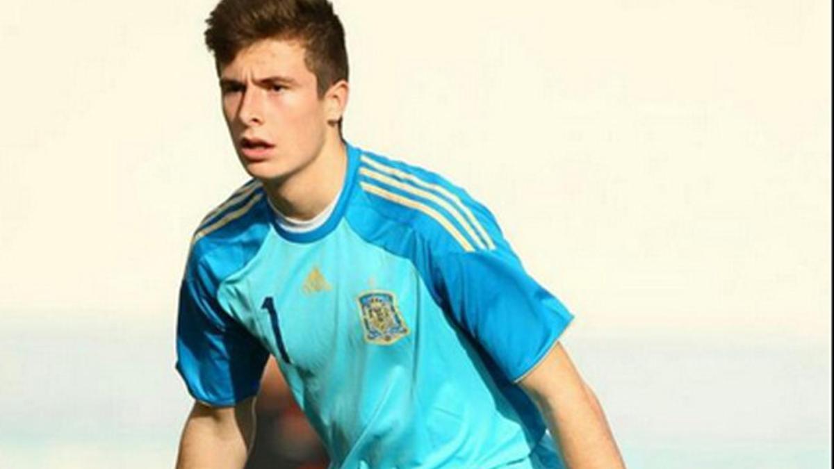 Iñaki Peña está jugando el Europeo sub'17 con España