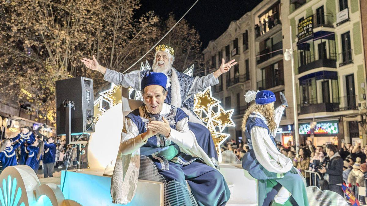 Un instant de la darrera edició de la cavalcada de Reis de Manresa
