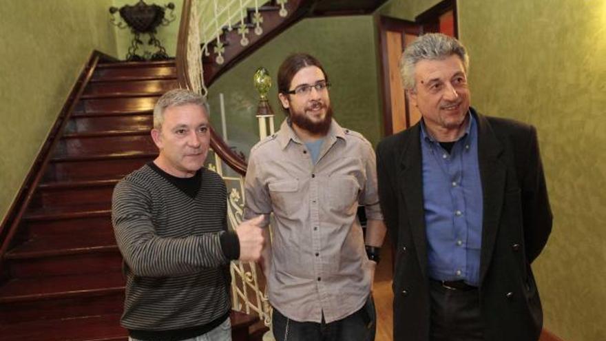 Antonio Criado, Andrés P. Dwyer y Carlos Rubiera.