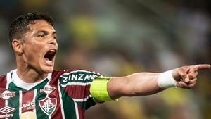 Thiago Silva, incombustible, debutó con el Fluminense