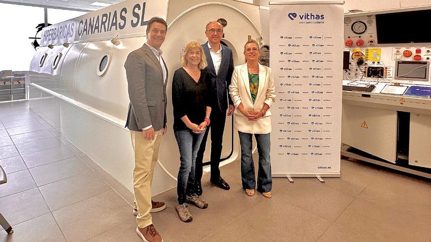El Hospital Vithas Las Palmas e Hiperbáricas Canarias firman un acuerdo de colaboración