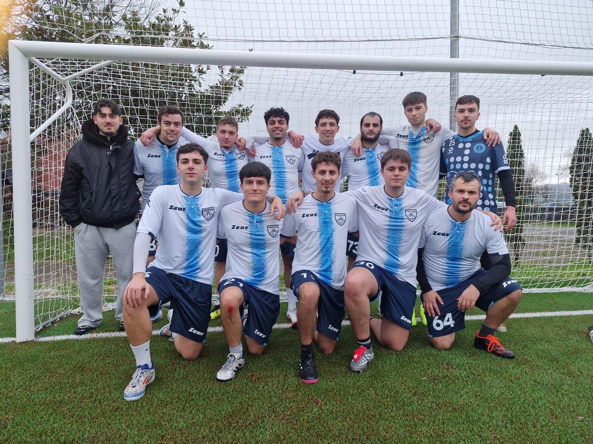 Equipo del Piscicasa FC, de la Liga Keniata de Moaña.