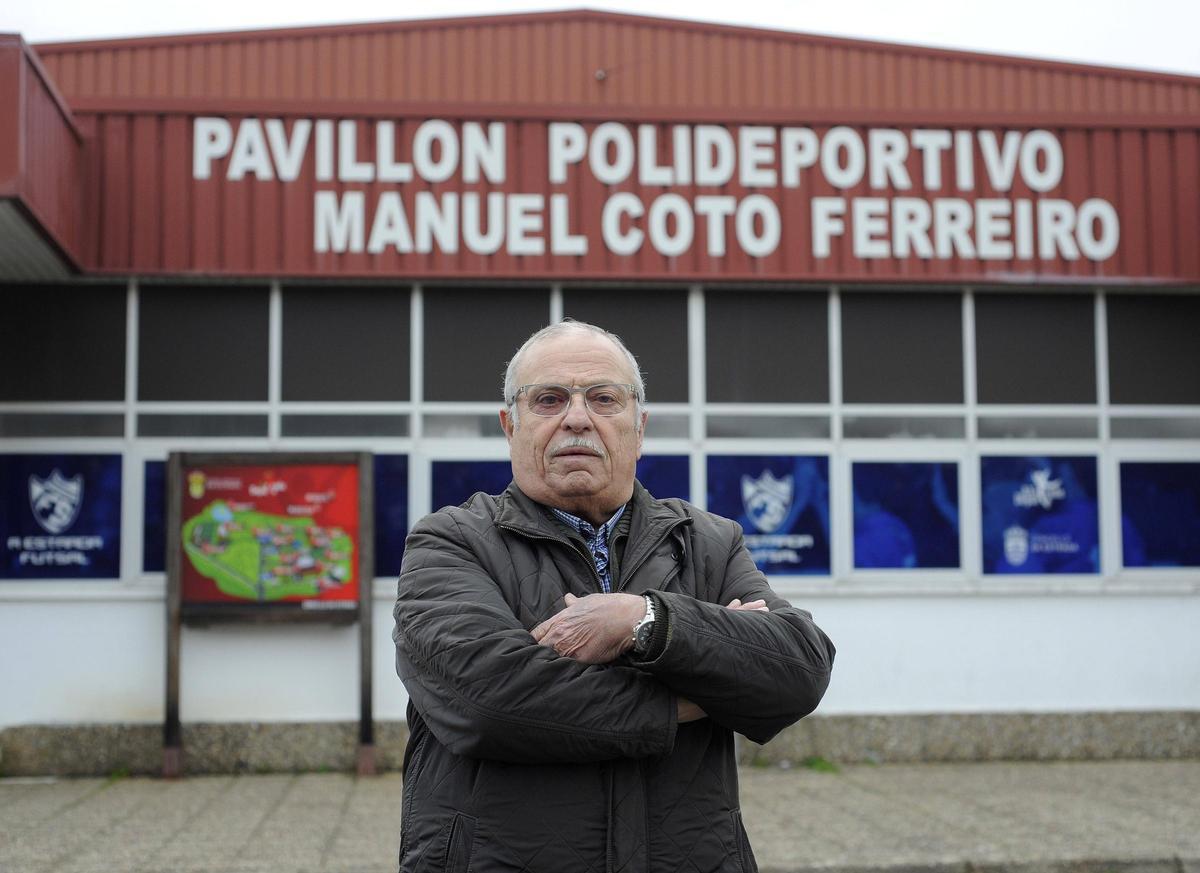 Manuel Calviño, a las puertas del Coto Ferreiro