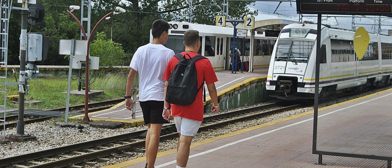 La estación de tren de El Berrón. | LNE