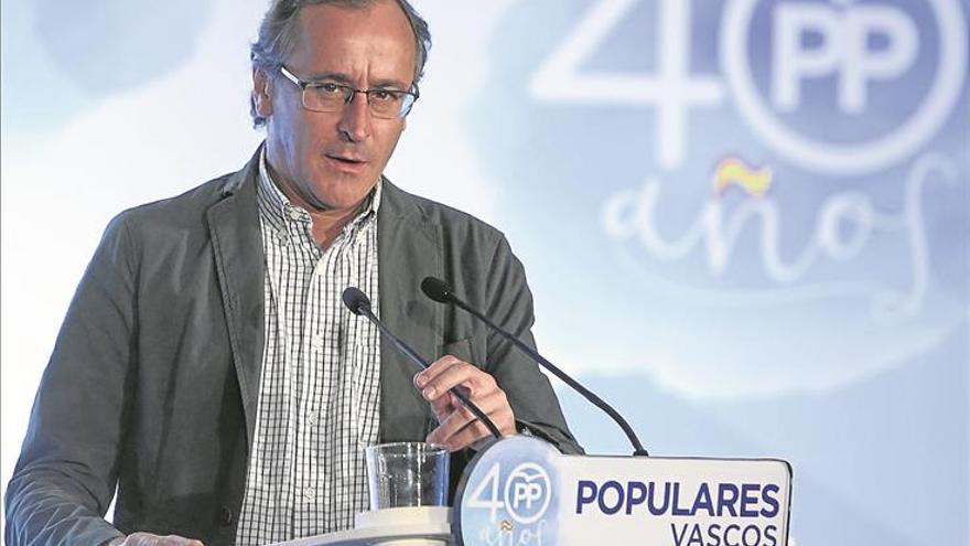 El PP alerta de que el País Vasco puede acabar como Cataluña