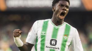 El delantero español del Betis Assane Diao