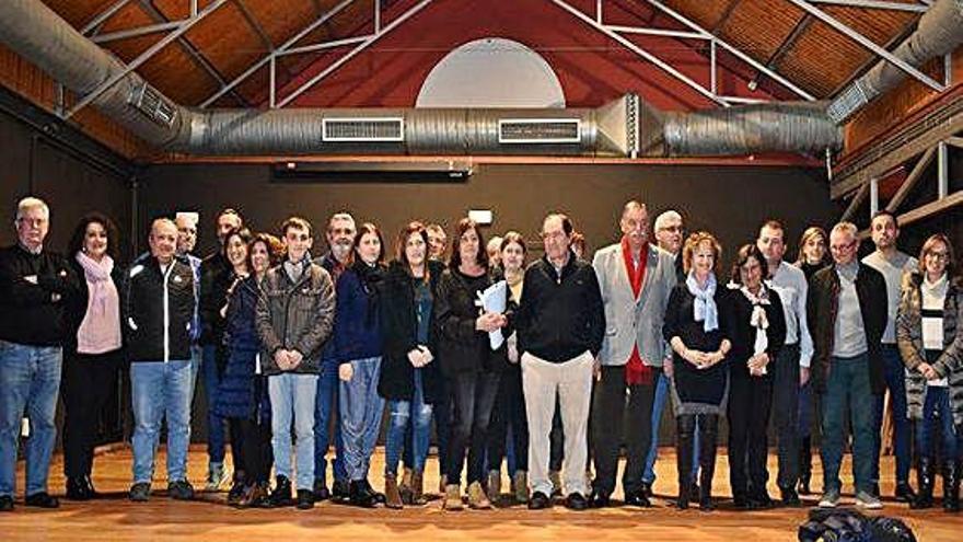 Imagen de un momento de la asamblea general de Alternativa dos Veciños, ayer en As Torres.