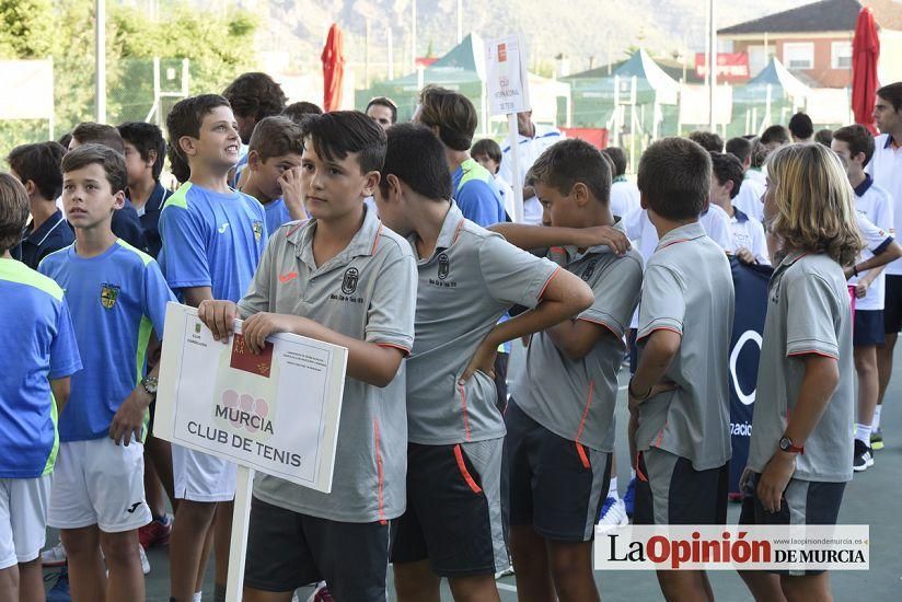 Inauguración del Campeonato Nacional de Tenis Alevín en el Club Cordillera