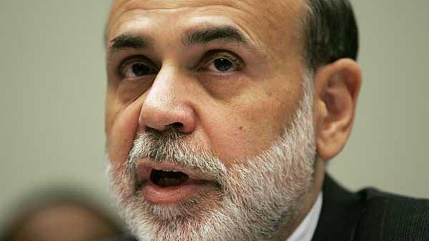 Ben Bernanke, presidente de la Reserva Federal, ayer.