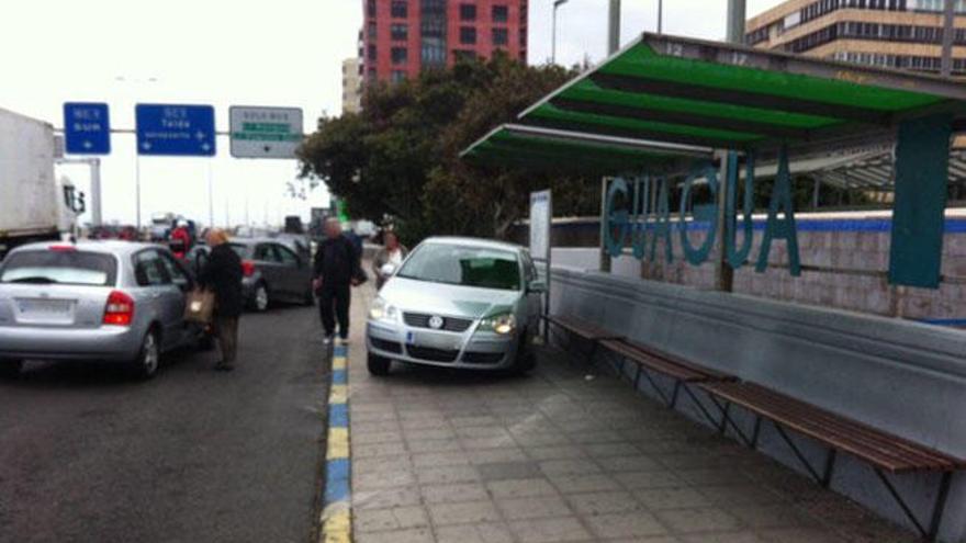 Cinco heridos leves en un accidente junto a San Telmo