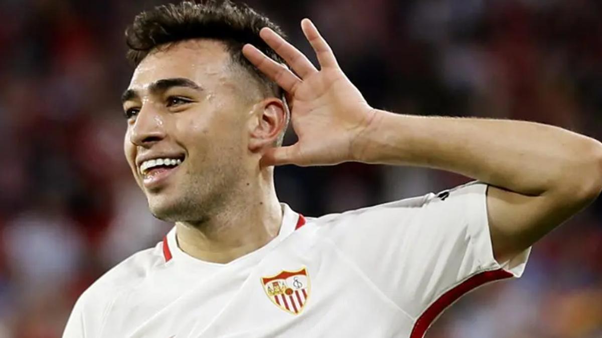 Munir, pidiendo 'ruido' con el Sevilla