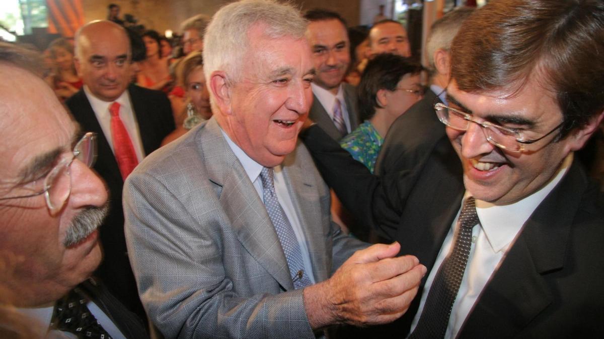 Gabriel Cañellas i Francesc Antich, en una de les darreres vegades que varen coincidir.