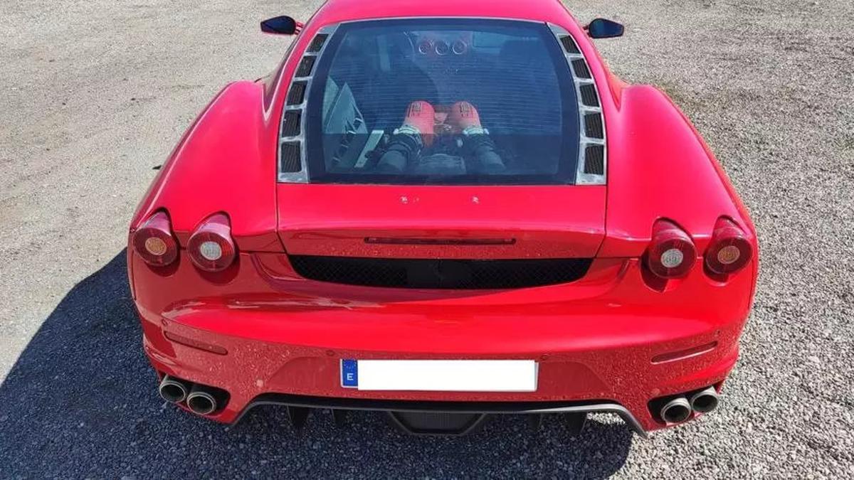 Uno de los coches subastados.