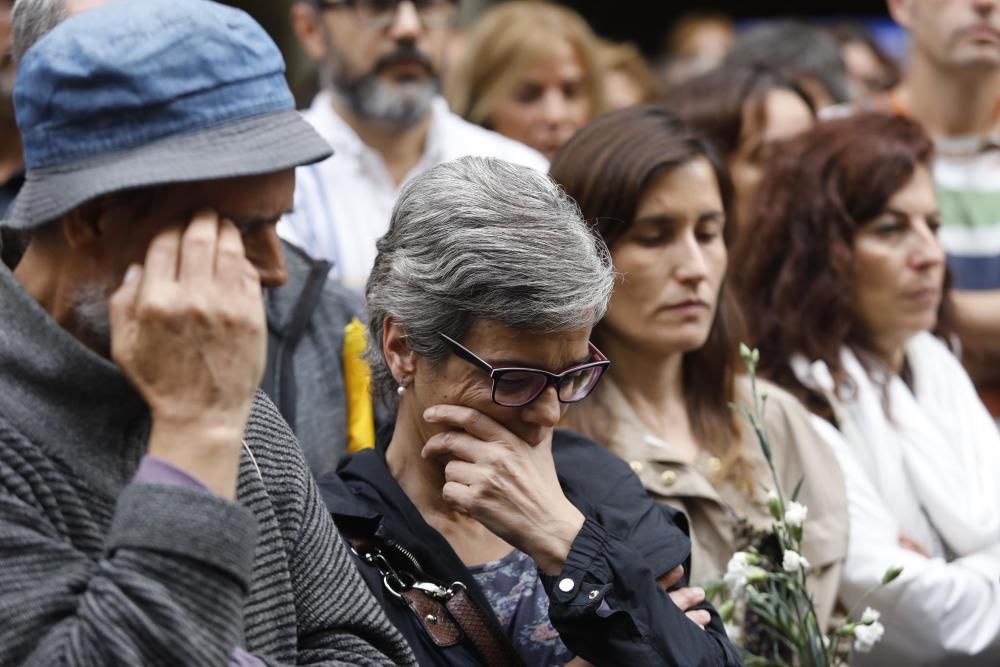 Concentració de rebuig de les actuacions policials de l'1-O a la plaça del Vi