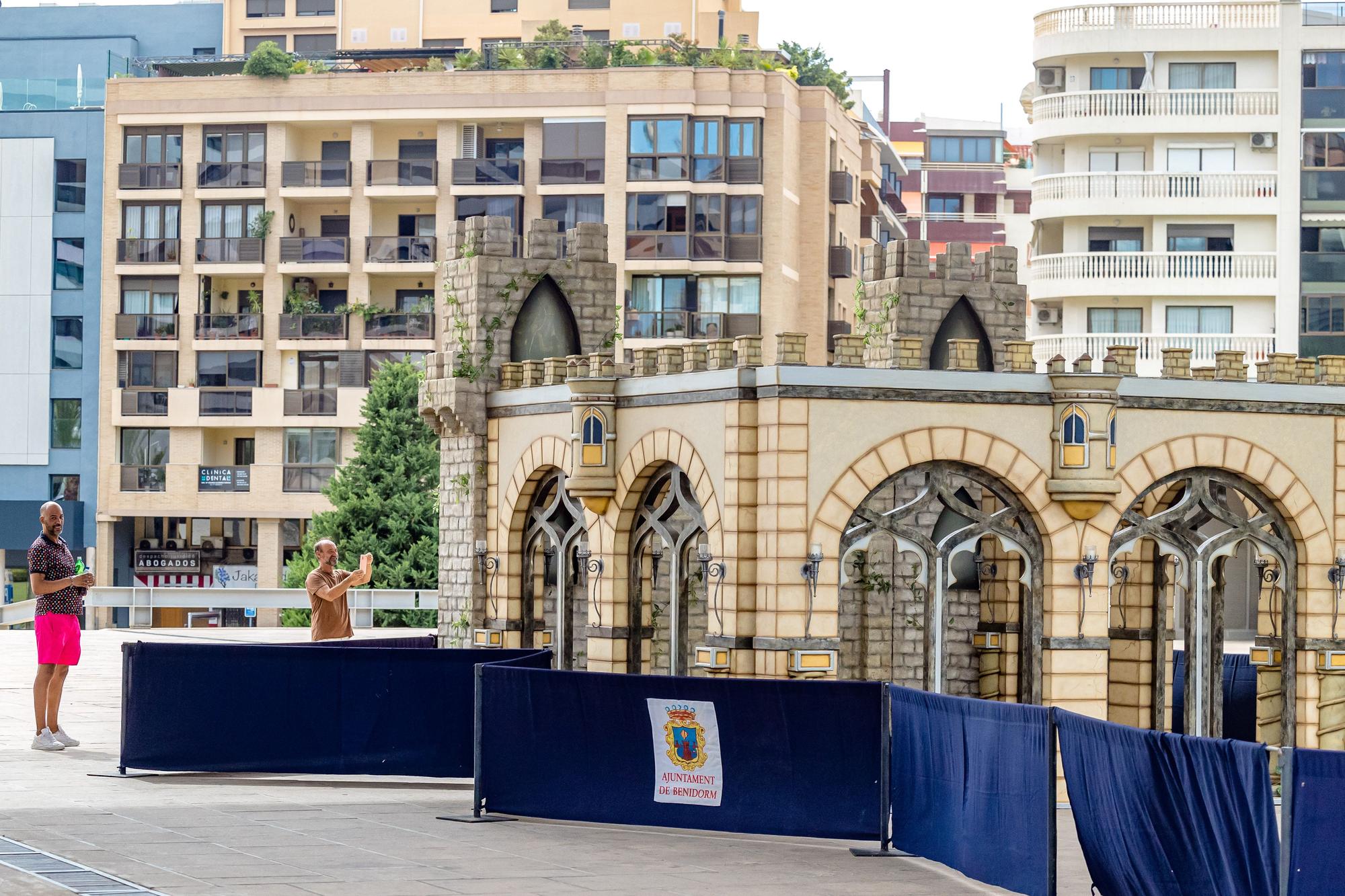 Así es el castillo "de juguete" de los Moros y Cristianos de Benidorm