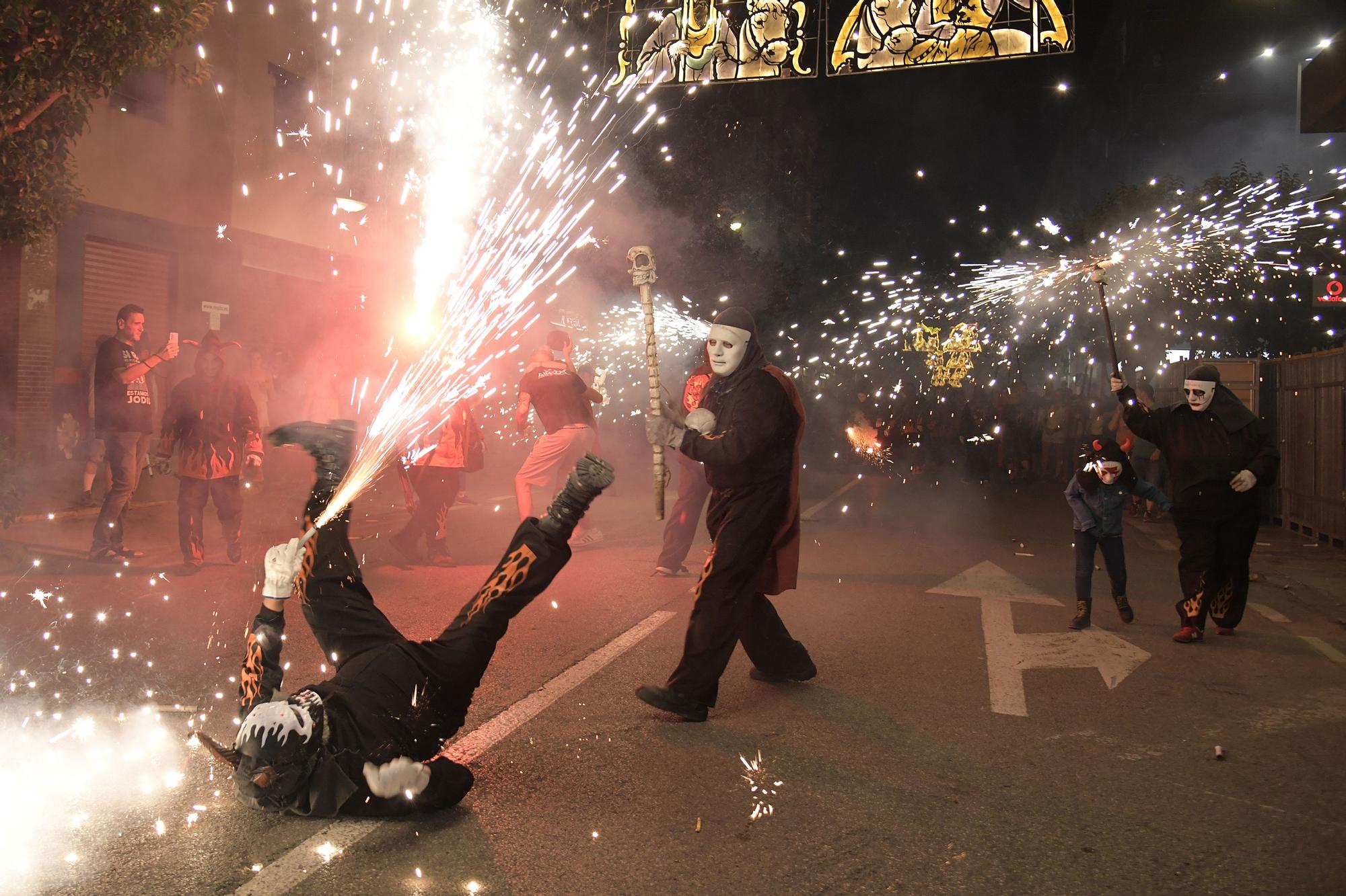 'Correfocs' de las fiestas de Paiporta.