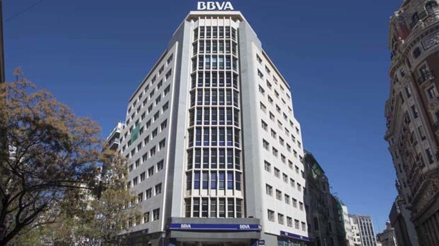 Edificio que albergará la ciudad financiera de BBVA en València. Foto: Fernando Bustamante.