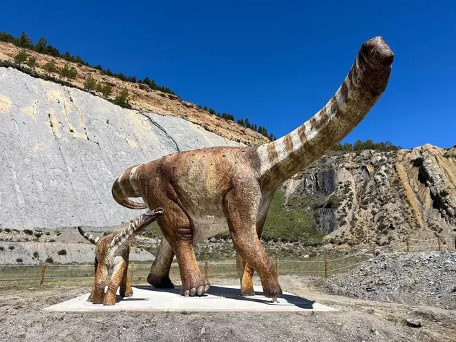 Com són les recreacions dels dinosaures de Fumanya que es poden visitar a partir d'aquest dijous?