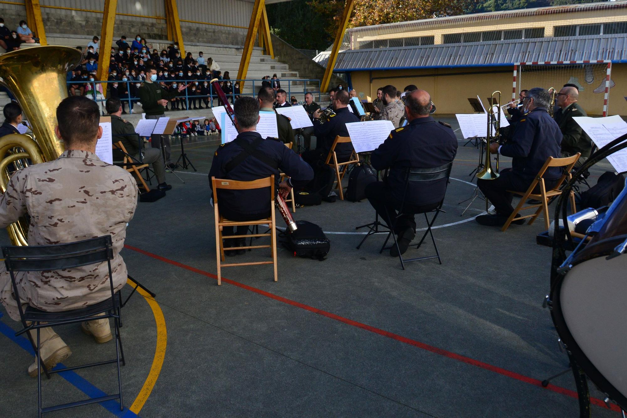 Concierto de la Banda de Música de la Escuela Naval de Marín en Bueu