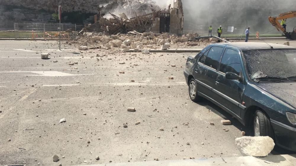 Derribo para liberar la muralla en Zamora