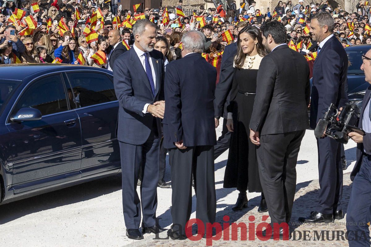 Visita de los reyes de España a Caravaca (explanada de la Basílica)