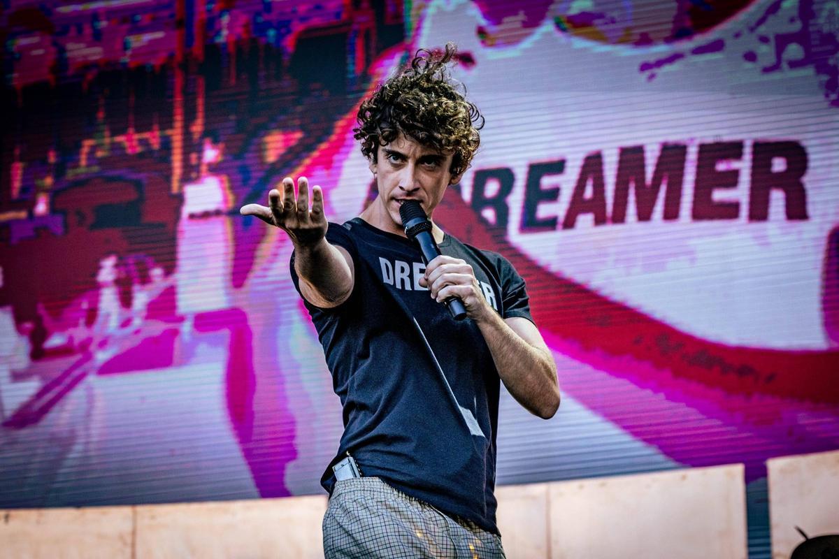 Guitarricadelafuente durante su actuación en la jornada inaugural del Primavera Sound.
