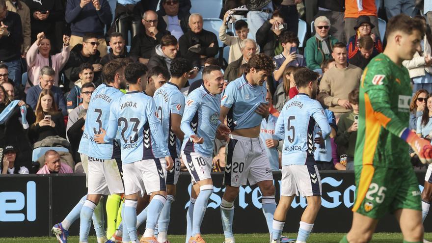 El Valencia le dio pena al Celta: Giráldez y Aspas no quisieron hacer más sangre