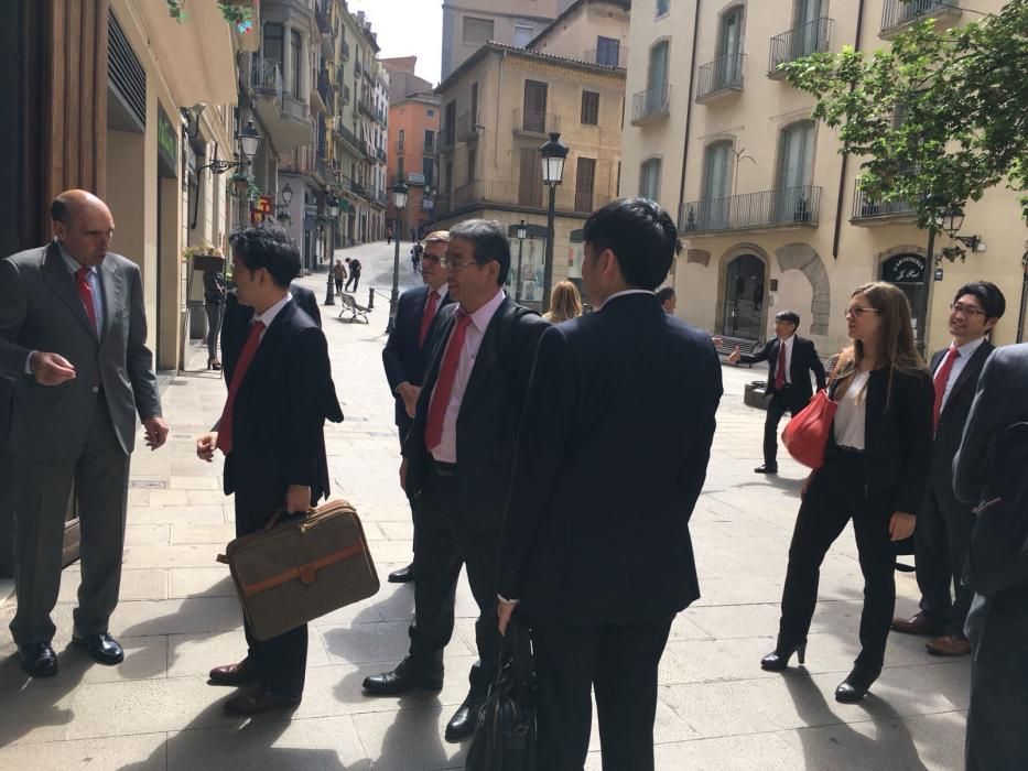 Directius japonesos, de visita a Manresa