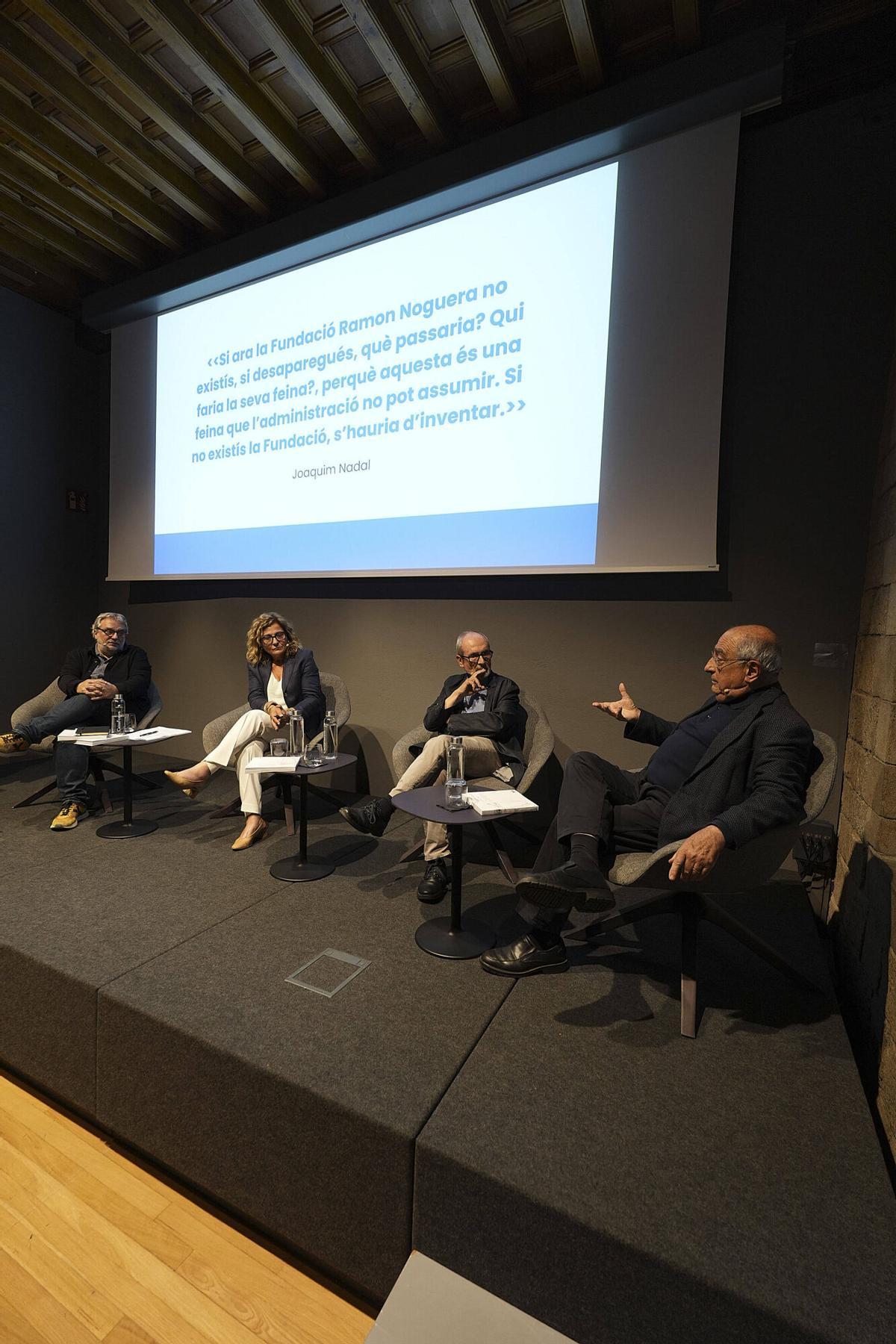 Les imatges de la presentació del llibre de la Fundació Ramon Noguera