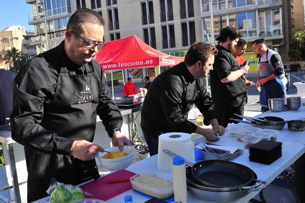 Final del primer concurso de croquetas de Elche