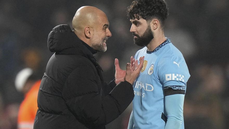 Guardiola defiende a Gvardiol y Ortega a pesar de los errores: "Estoy satisfecho"