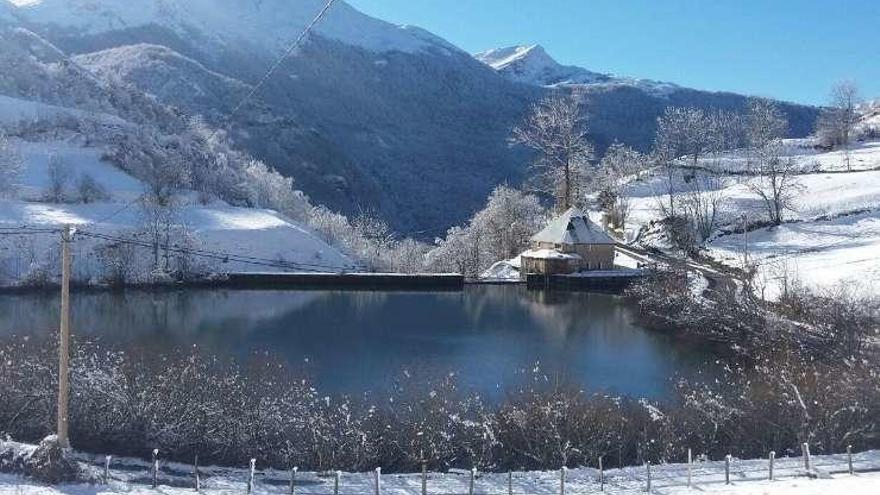 Aspecto de Valle de Lago, en Somiedo, el pasado fin de semana.