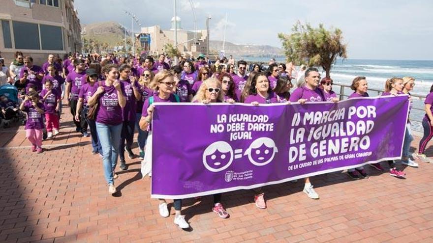 Las Palmas celebra por segunda vez una marcha por la Igualdad de Género