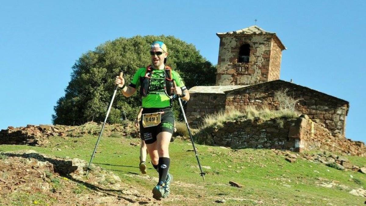 Participando en la media maratón de montaña en la Vall del Congost