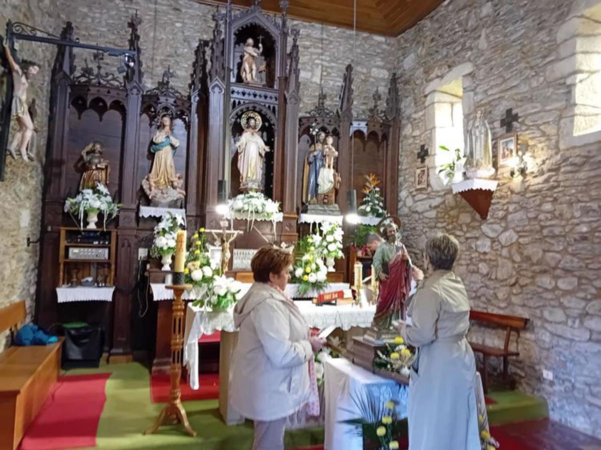 A devoción ao San Xudas prendeu na parroquia de Botos