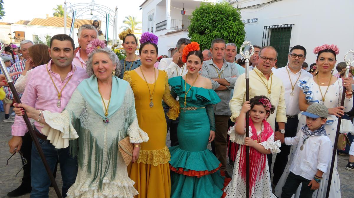 Miembros directivos de la Hermandad de San Isidro Labrador